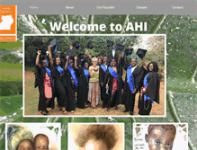 Tablet Screenshot of ahi-ug.org